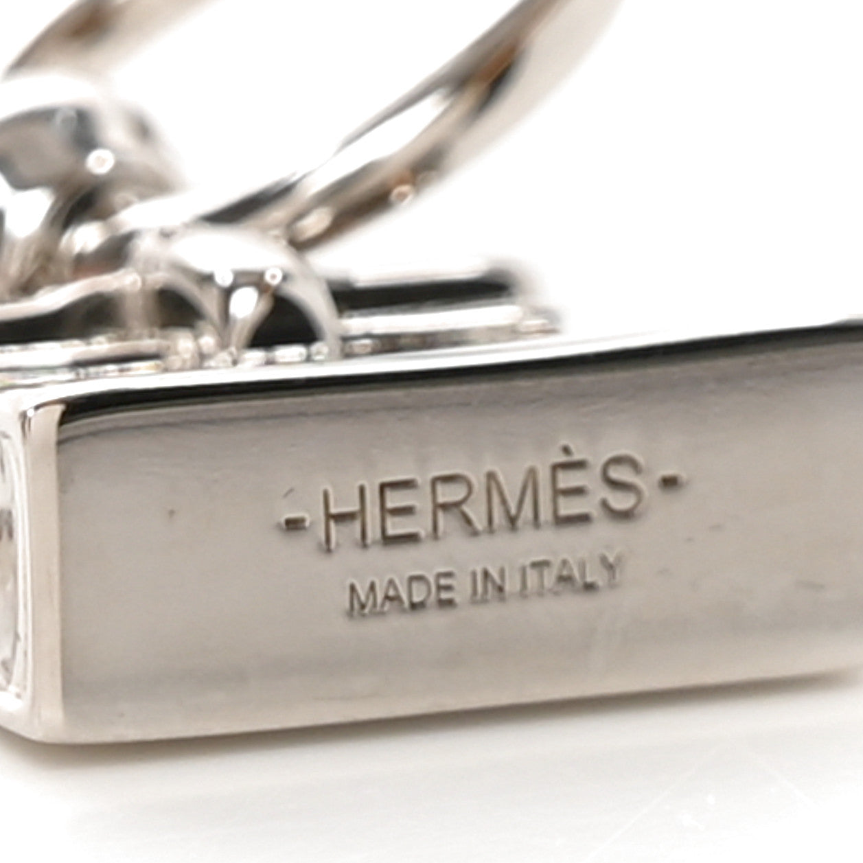Hermes Palladium Mini Kelly Twilly Ring 3 of 4