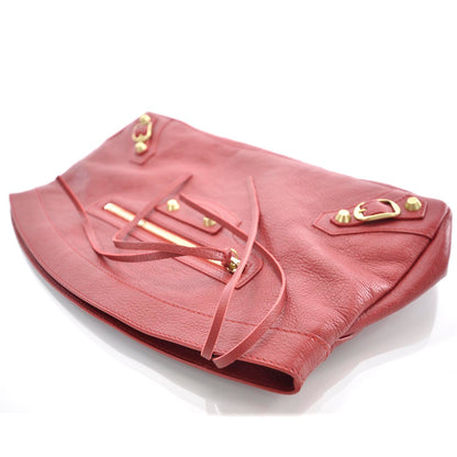 Balenciaga Chevre Premier Clutch Red 4 of 7