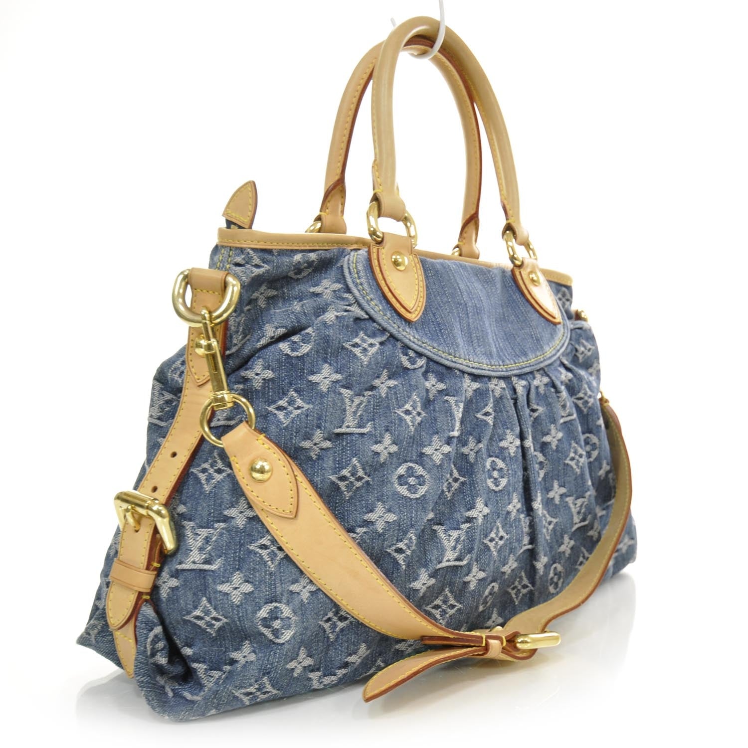 Louis Vuitton Denim Neo Cabby MM Blue 1 of 9