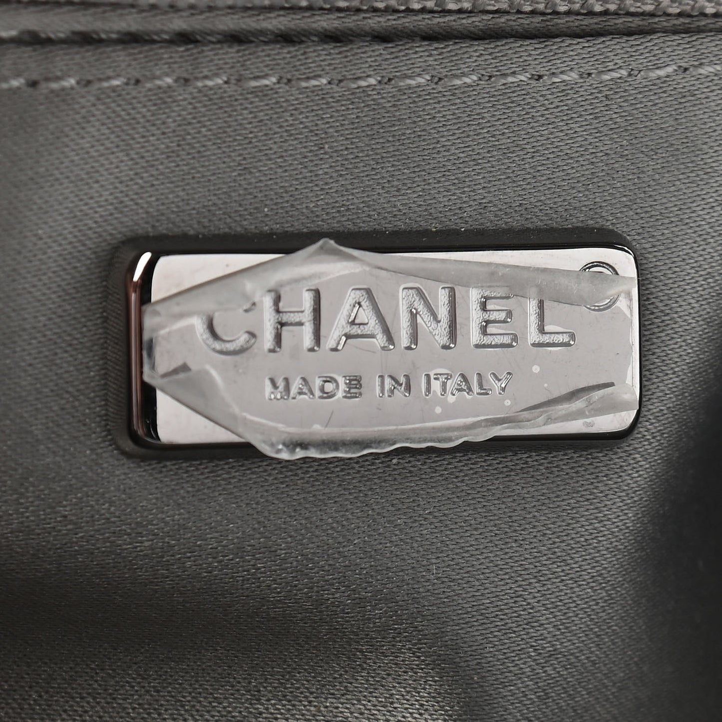 Sequin Mini Square Flap Grey