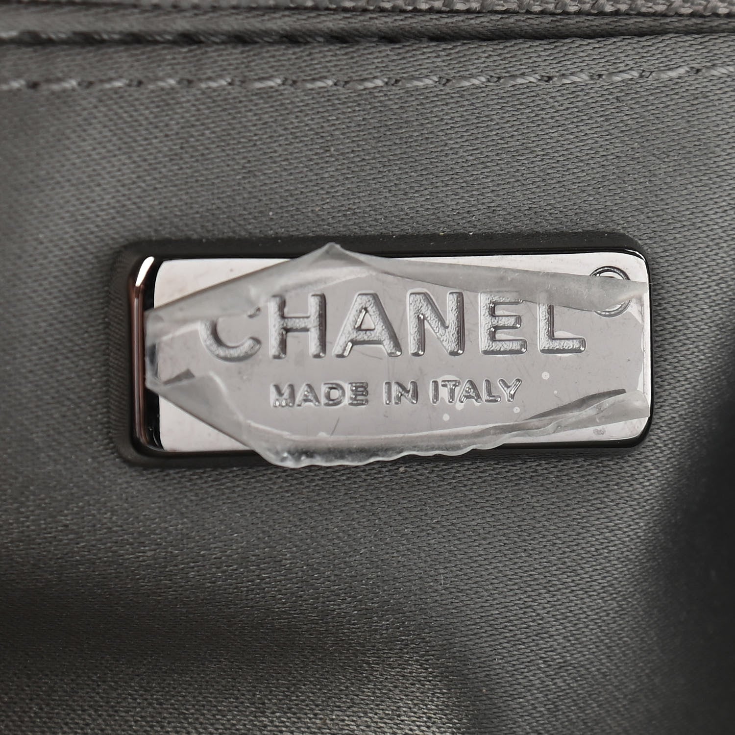 Chanel Sequin Mini Square Flap Grey 6 of 9