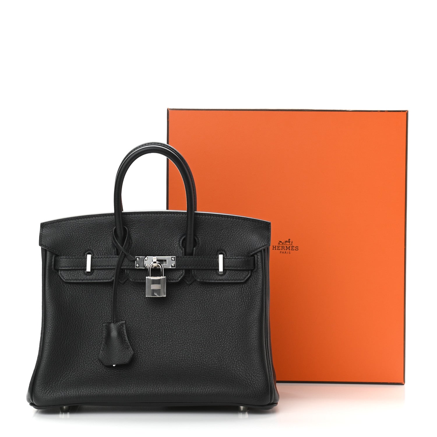 Hermes Taurillon Novillo Birkin 25 Black 10 of 10