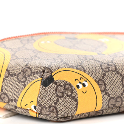 Gucci GG Supreme Monogram Banana Childrens Belt Bag Beige Ebony Multicolor Carrot Orange 8 of 9