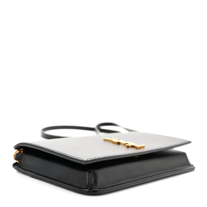 Saint Laurent Grained Calfskin Monogram Phone Holder Crossbody Black 4 of 9
