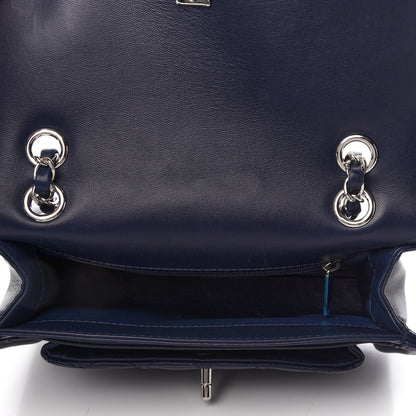 Chanel Lambskin Quilted Small Geometric Flap Navy 5 of 9