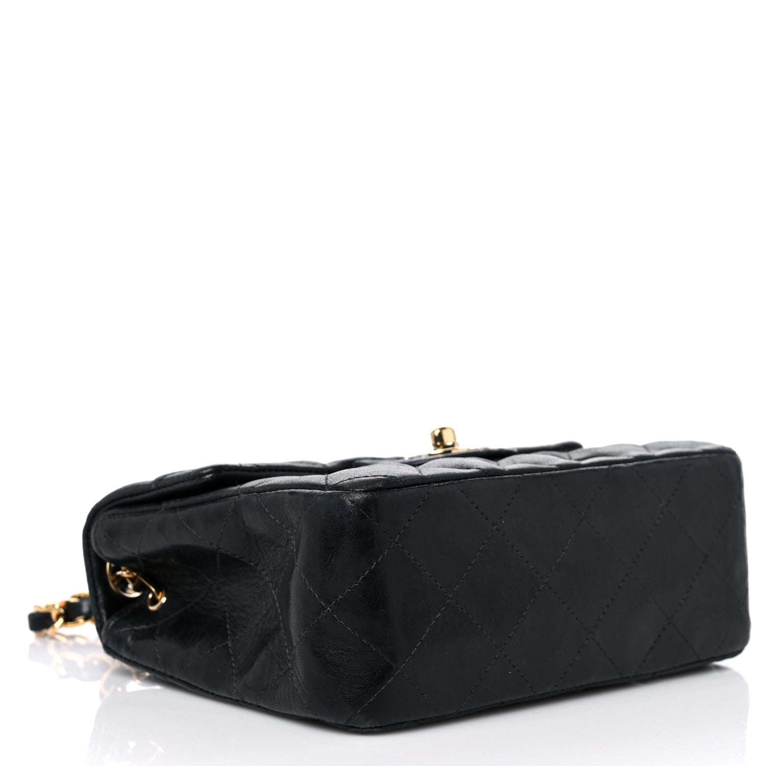 Chanel Lambskin Quilted Mini Square Flap Black 3 of 18