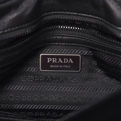 Prada Nappa Triangle Stitched Large Spectrum Bag Black 5 of 10