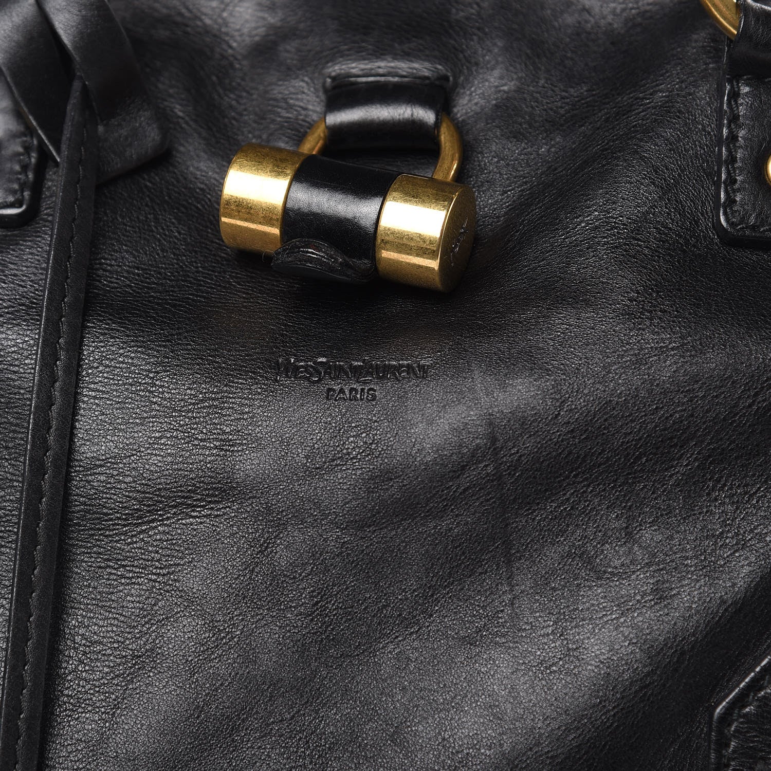 Saint Laurent Calfskin Oversized Muse Black 14 of 15