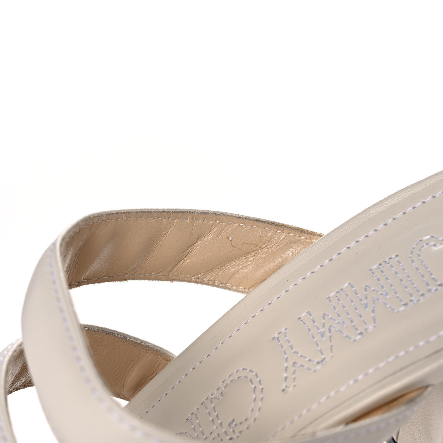 Jimmy Choo Nappa Auna 65 Mule Sandals 39 Latte 8 of 10
