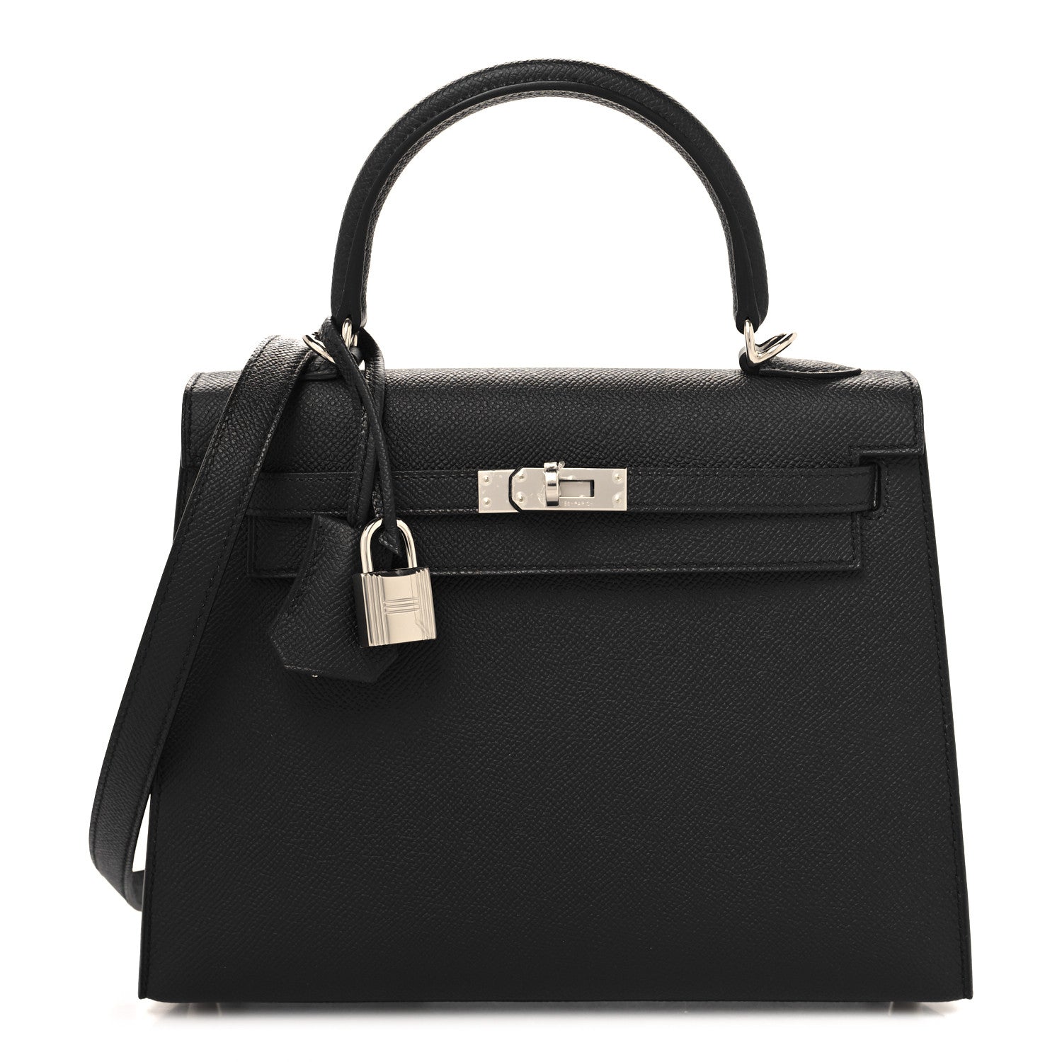 Hermes Epsom Kelly Sellier 25 Black 1 of 11