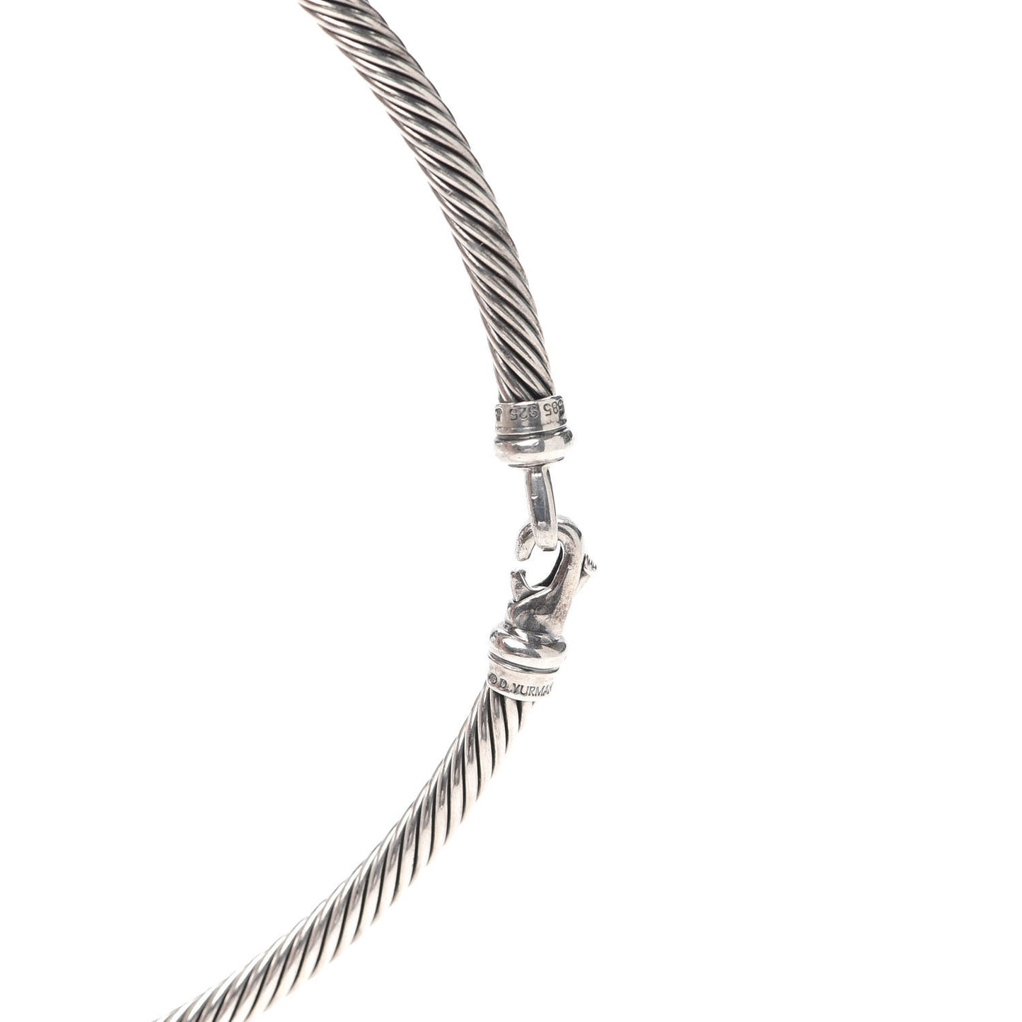 Sterling Silver 14K Yellow Gold Cable Metro Collar Necklace