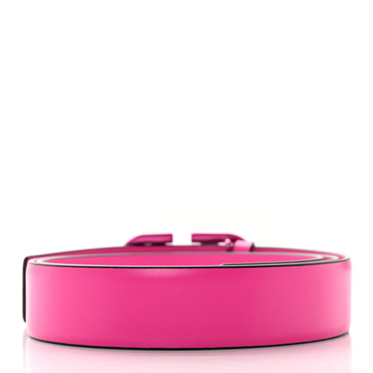 Valentino Garavani Calfskin VLogo 40mm Belt 85 34 Pink PP 2 of 5