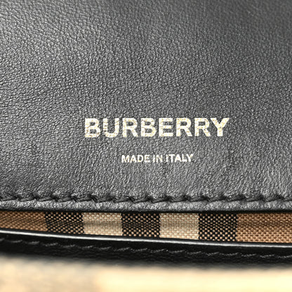 Burberry Check Cashmere Small Lola Bag Black 6 of 10
