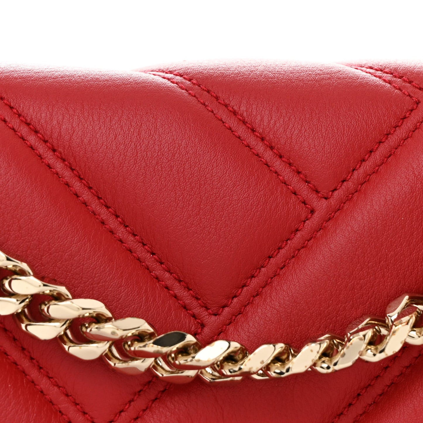 Calfskin Matelasse Small Serpenti Cabochon Shoulder Bag Red