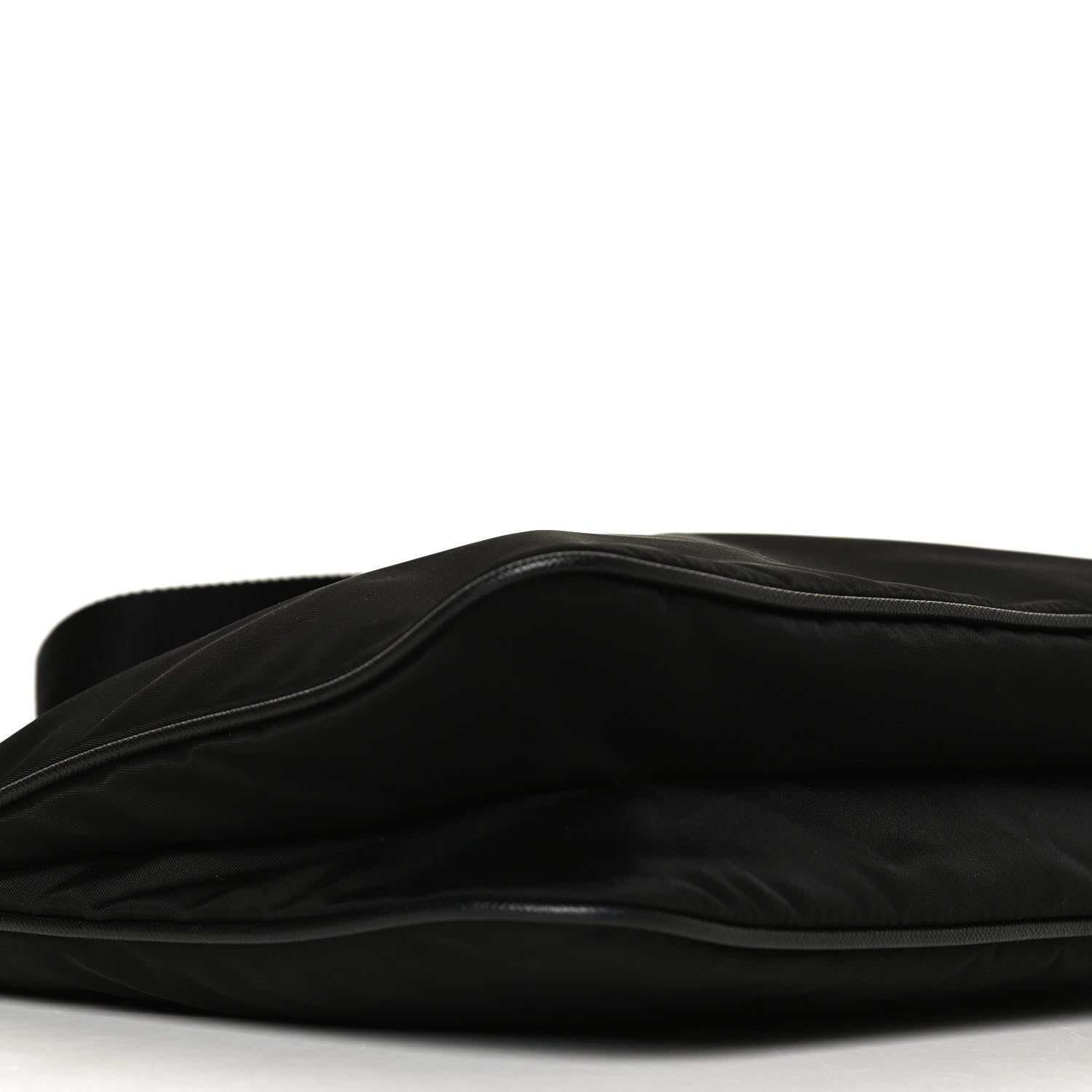 Prada Nylon Vela Flat Messenger Bag Black 8 of 12