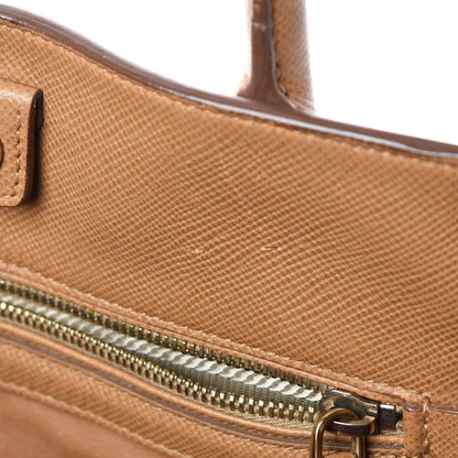 Prada Saffiano Cuir Open Promenade Tote Caramel 10 of 28