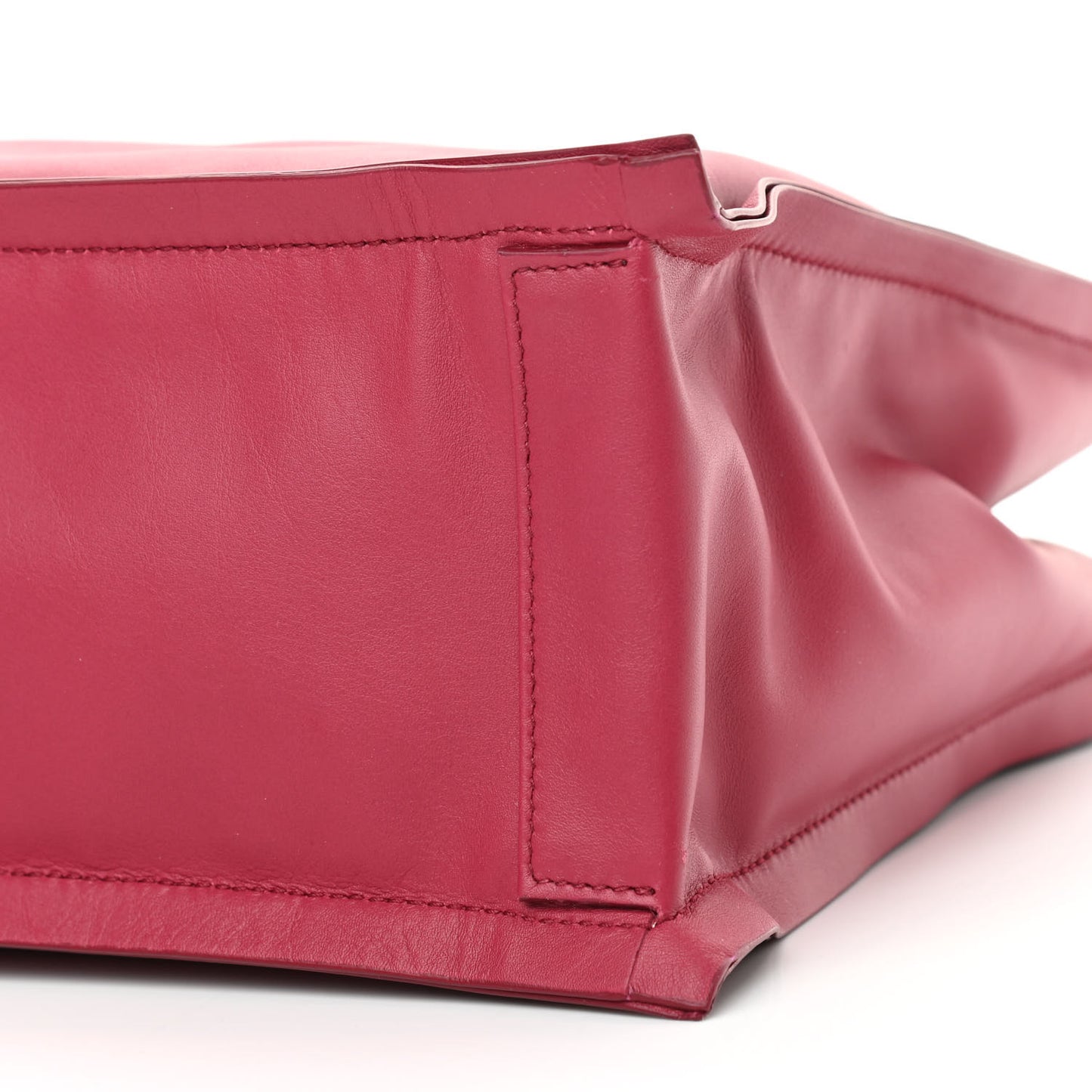 Calfskin Viva Bow Tote Melagrana