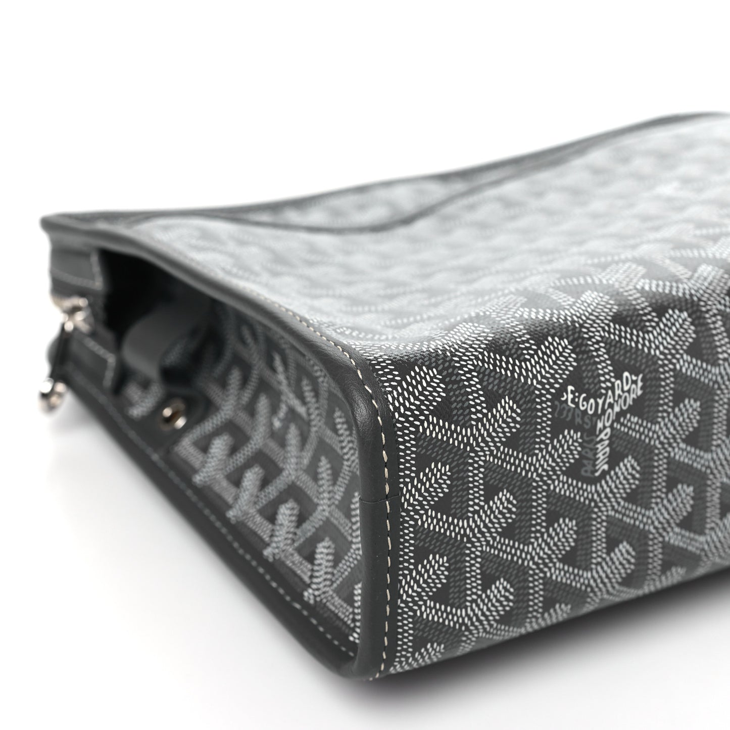 Goyardine Jouvence GM Toiletry Pouch Grey