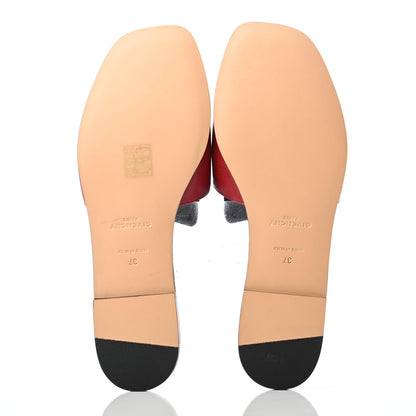 Givenchy Goatskin 4G Flat Sandals 37 Red 5 of 9