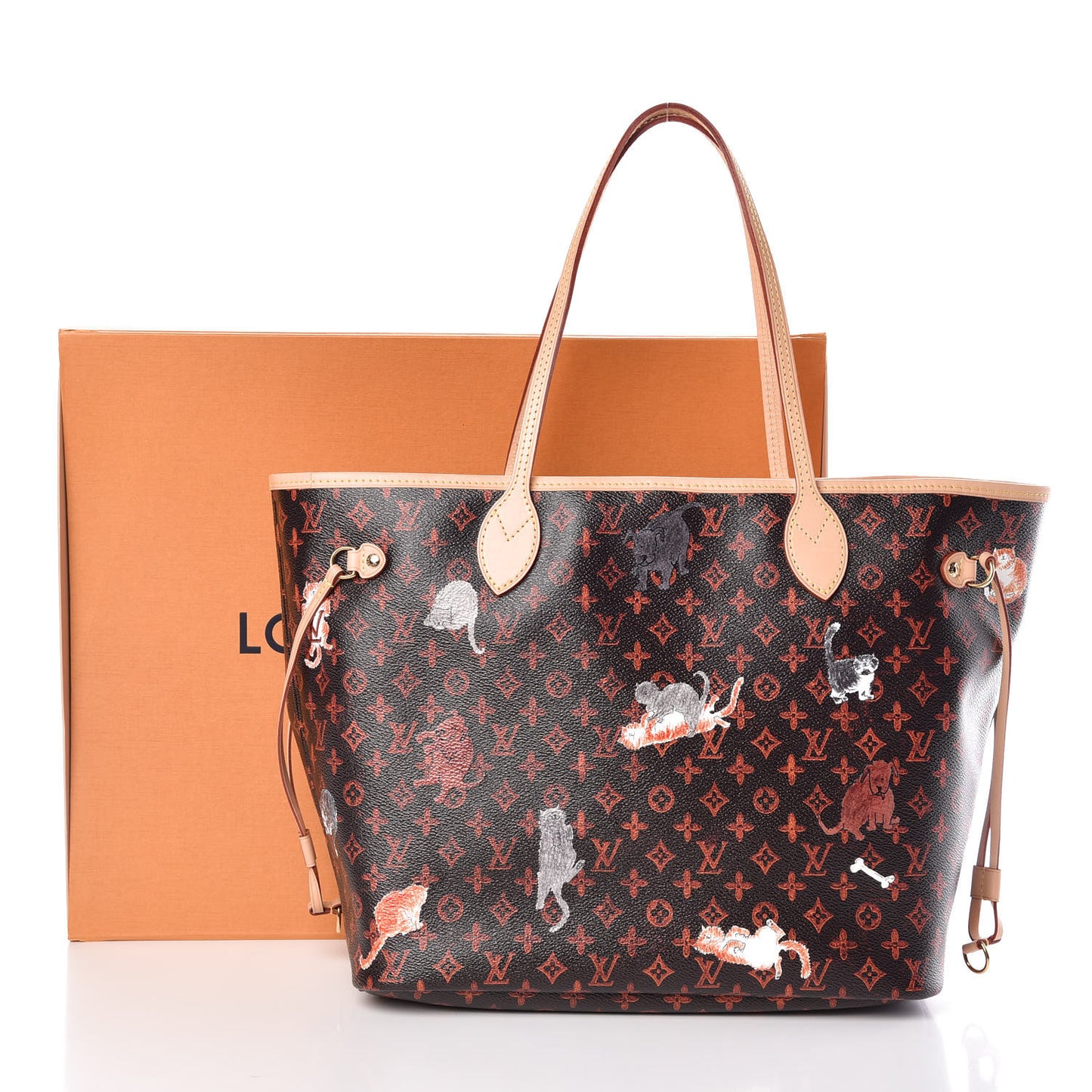 Catogram Neverfull MM Marron