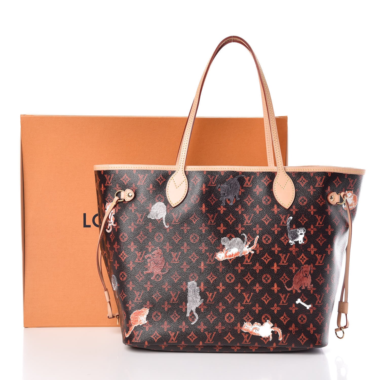 Louis Vuitton Catogram Neverfull MM Marron 11 of 11