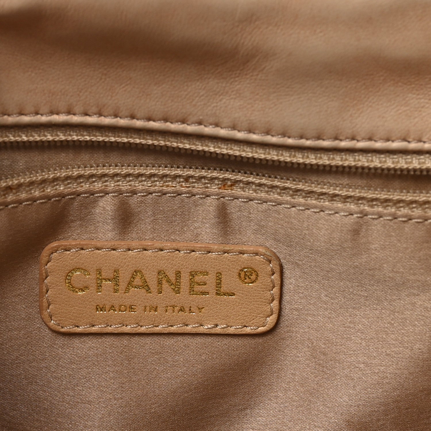 Chanel Lambskin Bubble Quilt Accordion Flap Beige 6 of 10