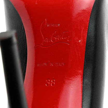 Christian Louboutin Kid Simple 100 Pumps 38 Black 7 of 9