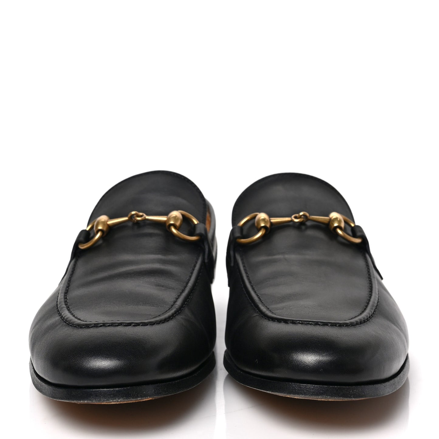 Calfskin Horsebit Mens Jordaan Loafers 7 Black