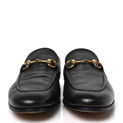 Gucci Calfskin Horsebit Mens Jordaan Loafers 7 Black 2 of 8