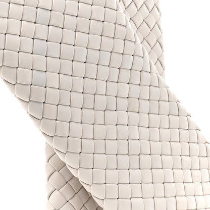 Bottega Veneta Nappa Intrecciato Crisscross Clutch Sherbert Chalk 3 of 6