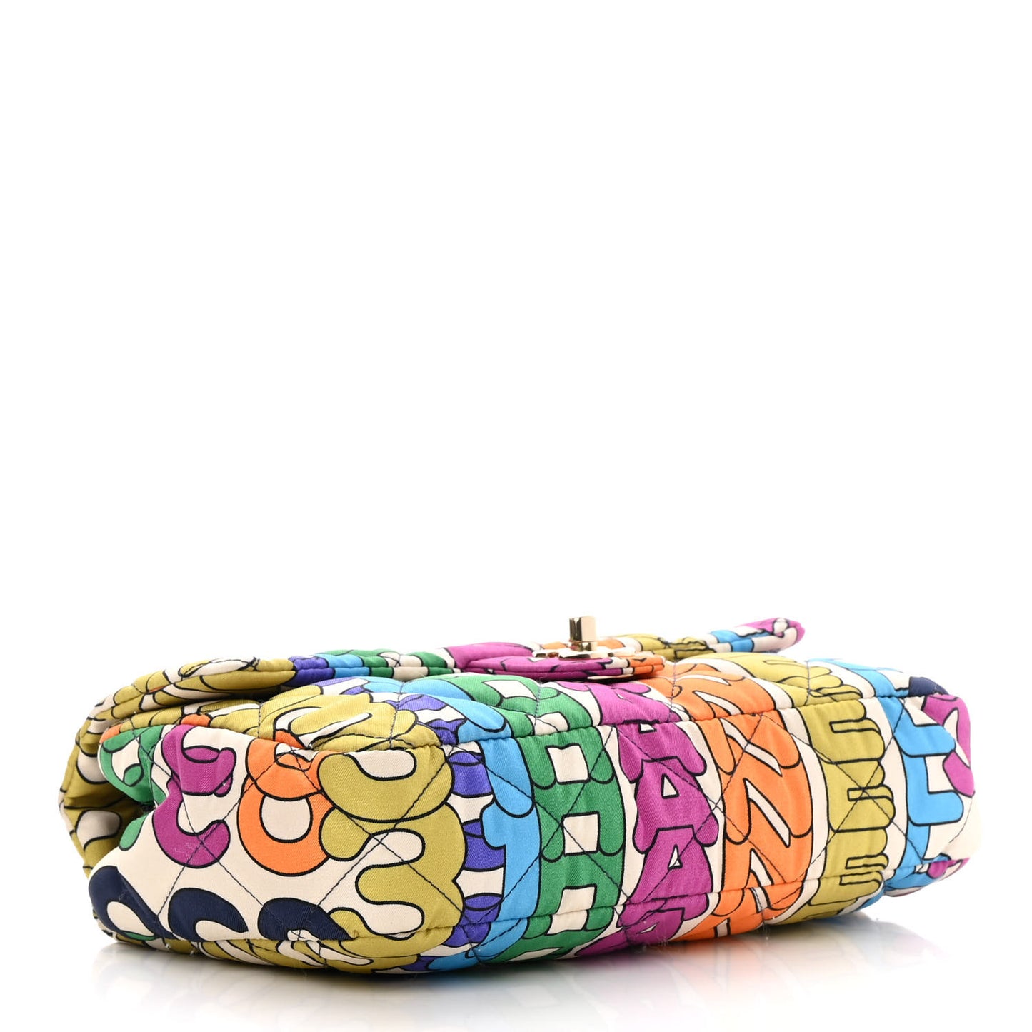 Printed Silk CC Small Single Flap Multicolor