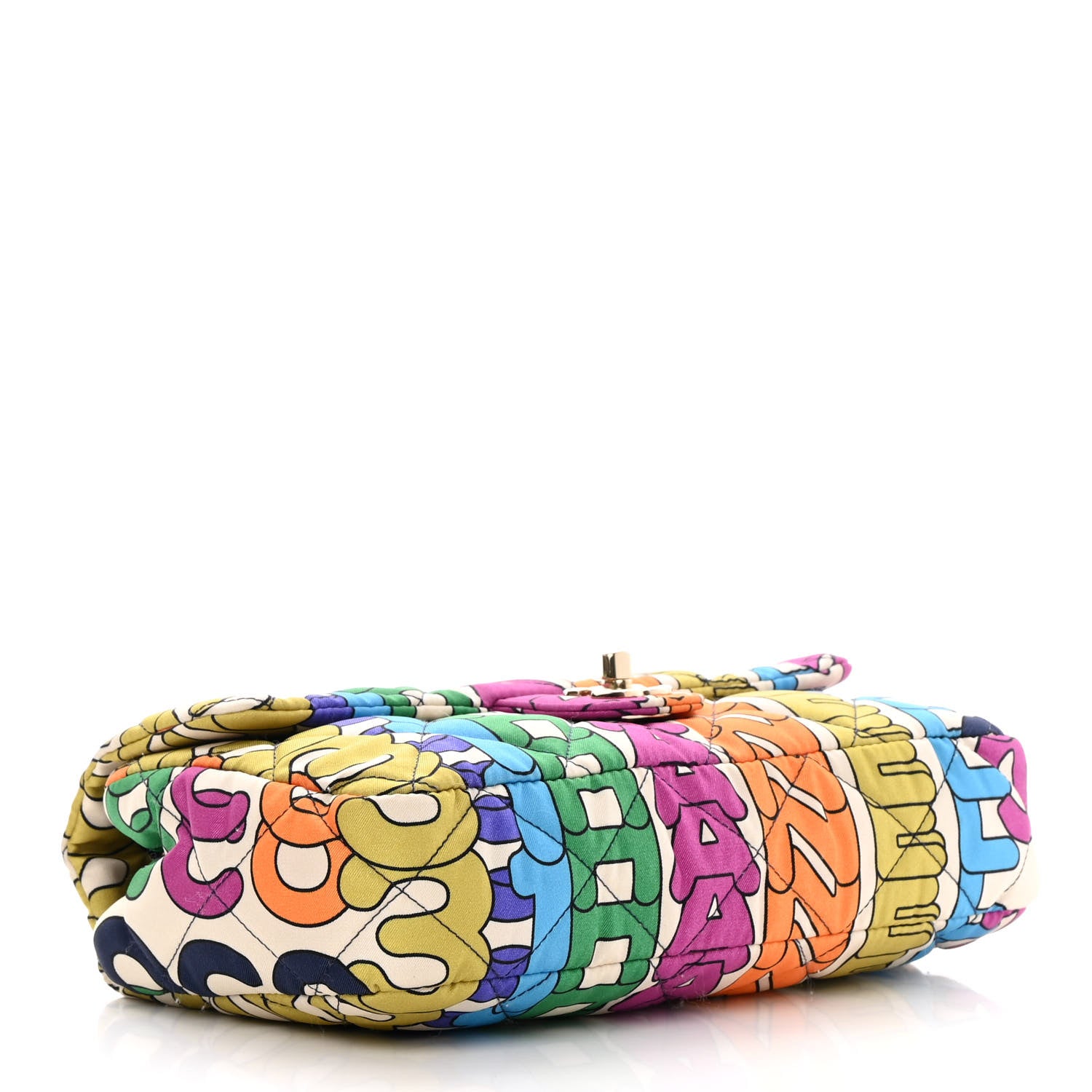 Chanel Printed Silk CC Small Single Flap Multicolor 4 of 13