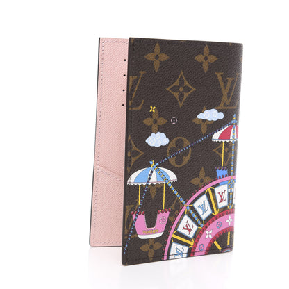 Louis Vuitton Monogram 2020 Christmas Animation Big Wheel Passport Cover Rose Ballerine 2 of 6