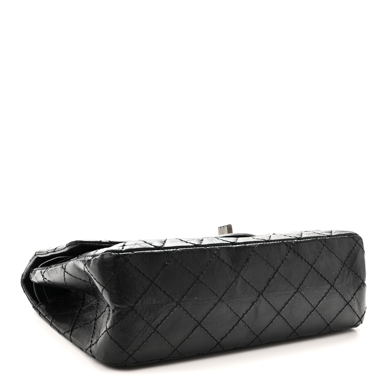 Chanel Aged Calfskin Quilted 2.55 Reissue 225 Flap So Black 4 of 10