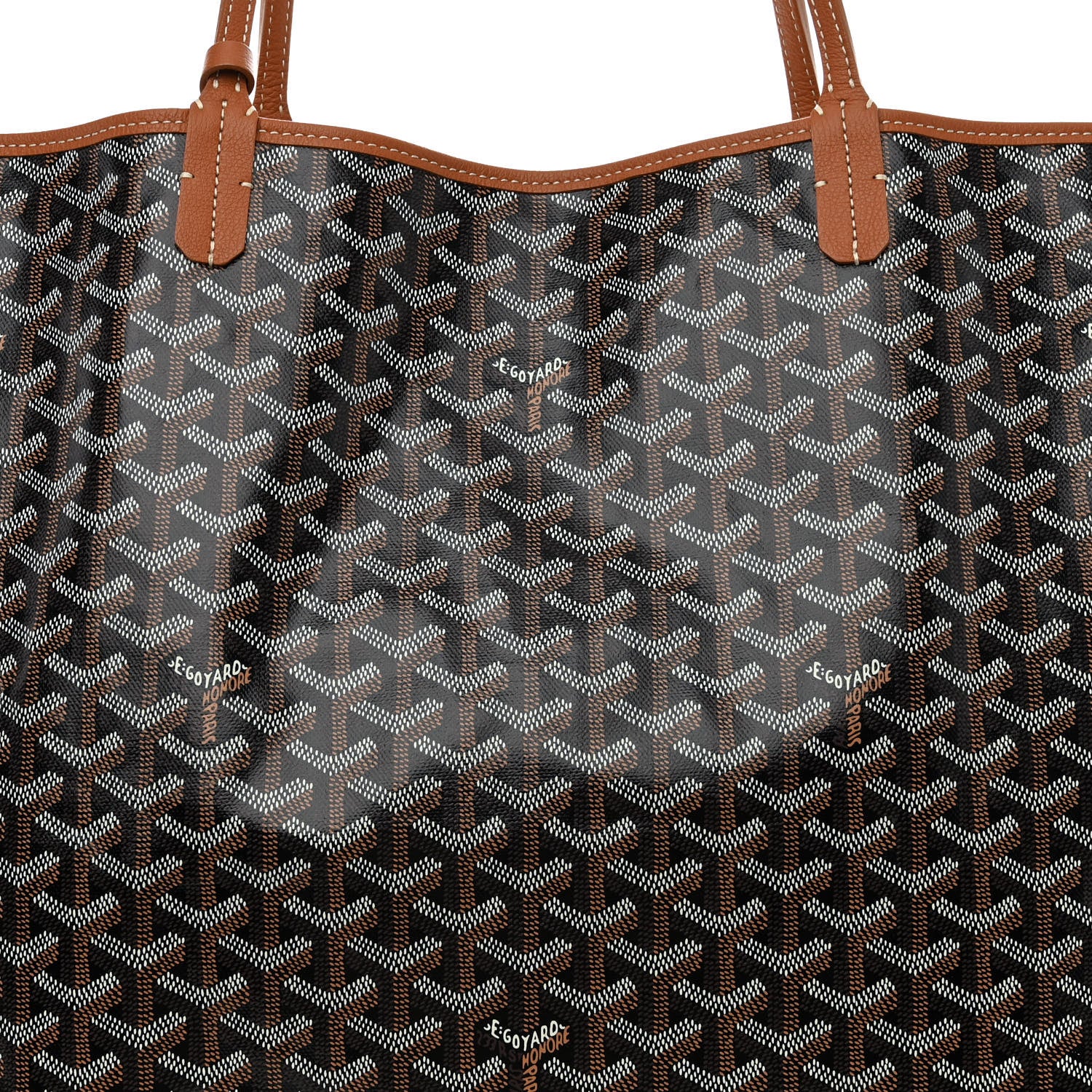 Goyard Goyardine Saint Louis GM Black Gold 10 of 12