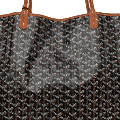 Goyard Goyardine Saint Louis GM Black Gold 10 of 12