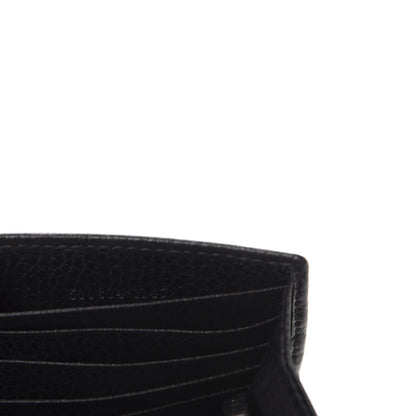 Gucci Dollar Calfskin Interlocking G Chain Wallet Black 9 of 11