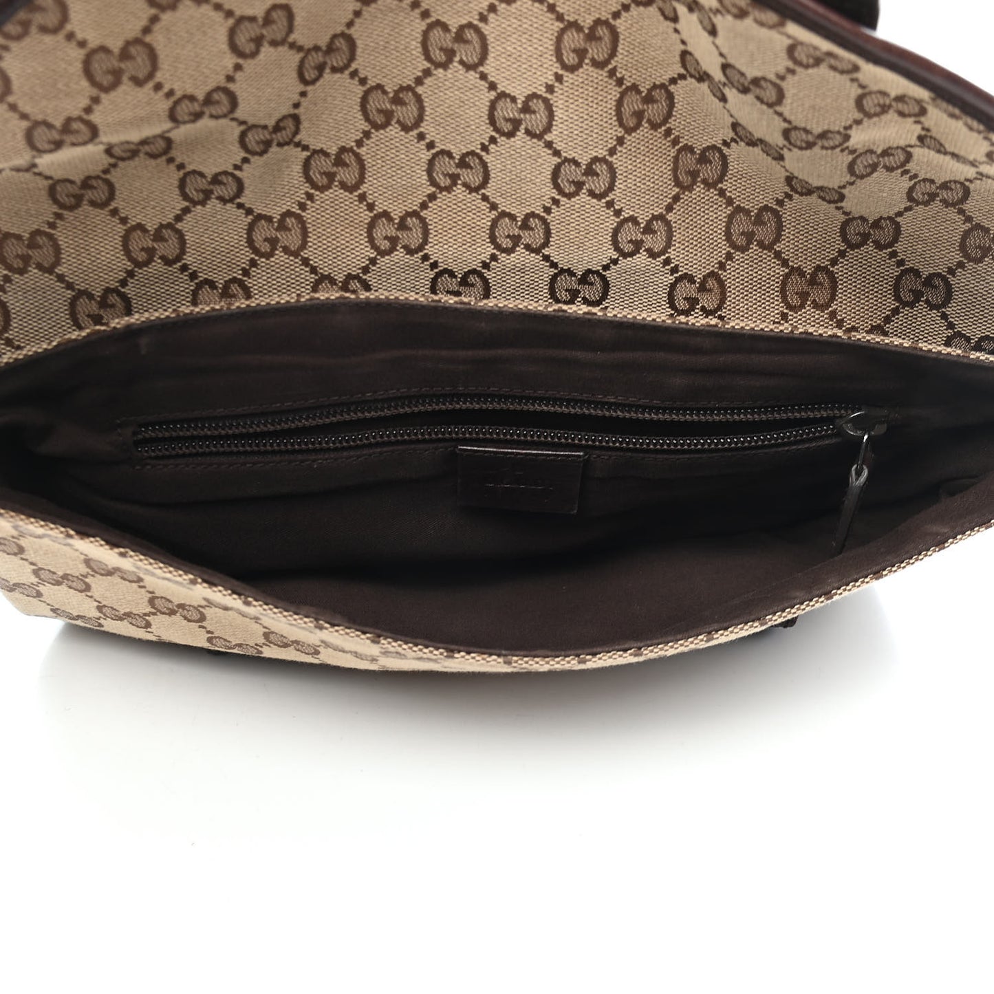 Monogram Waist Belt Bag Dark Brown