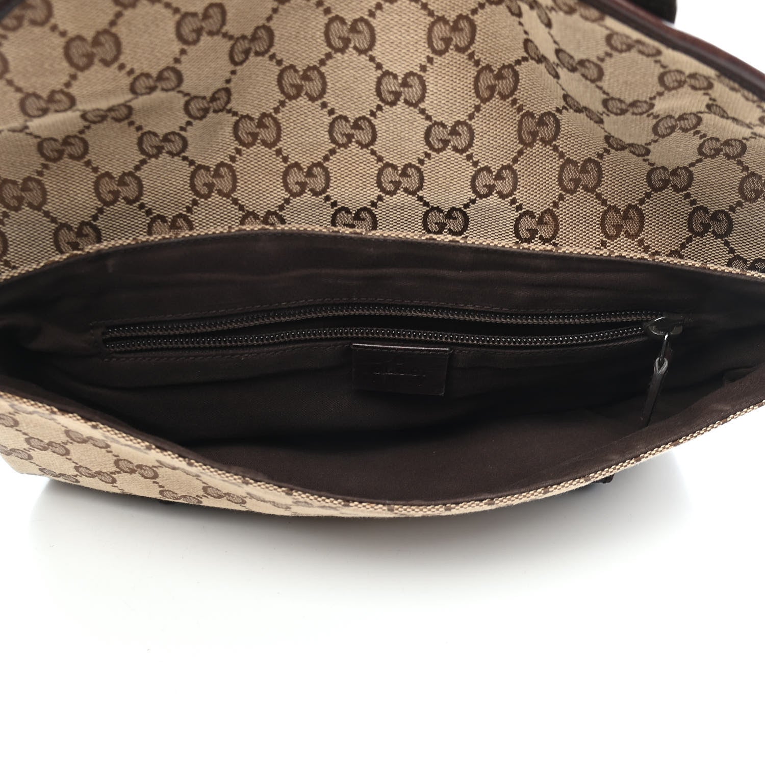 Gucci Monogram Waist Belt Bag Dark Brown 5 of 10