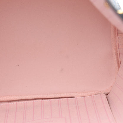 Louis Vuitton Damier Ebene Neo Neverfull MM Rose Ballerine 13 of 17