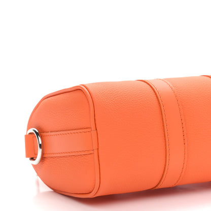 Louis Vuitton Grained Calfskin Aerogram Keepall XS Orange 7 of 8