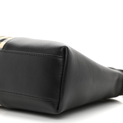 Burberry Horseferry Check Small Chichester Crossbody Clutch Bag Black 11 of 11