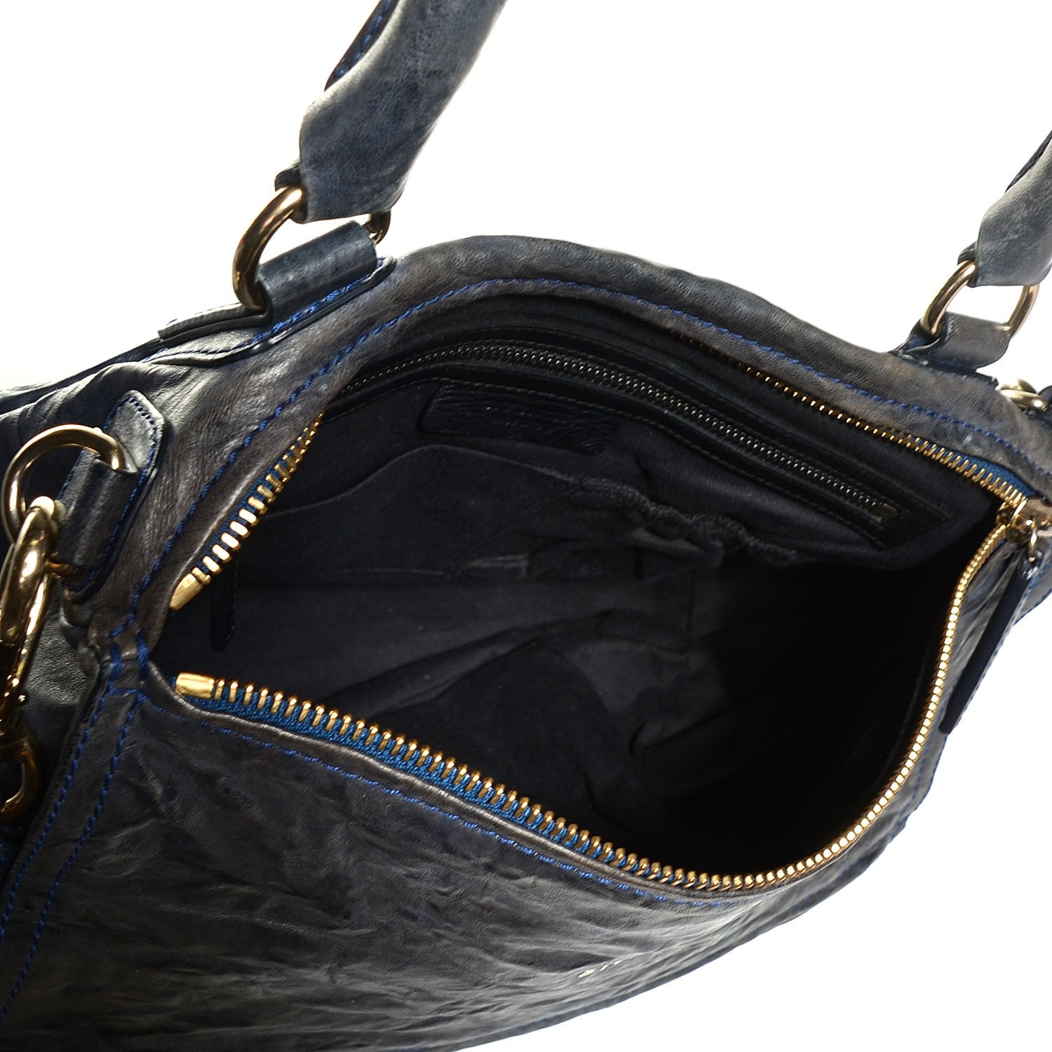 Givenchy Tumbled Sheepskin Medium Pandora Navy 6 of 13