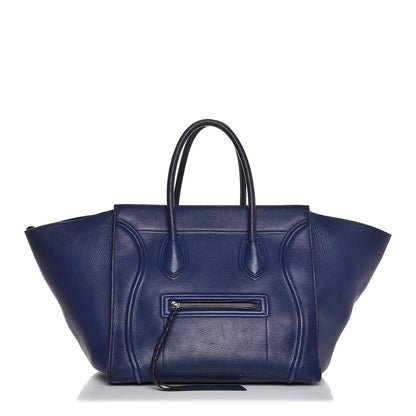 Celine Supple Calfskin Medium Phantom Luggage Indigo 1 of 24