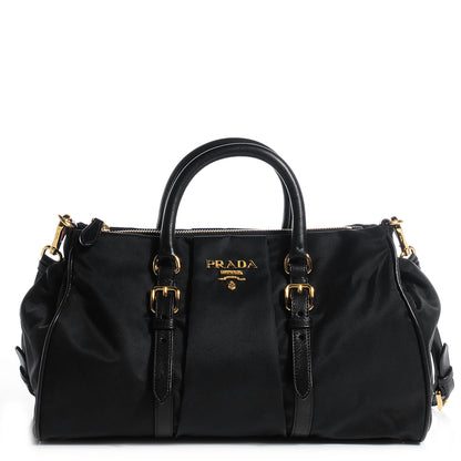 Prada Tessuto Nylon Shopping Satchel Black 1 of 9