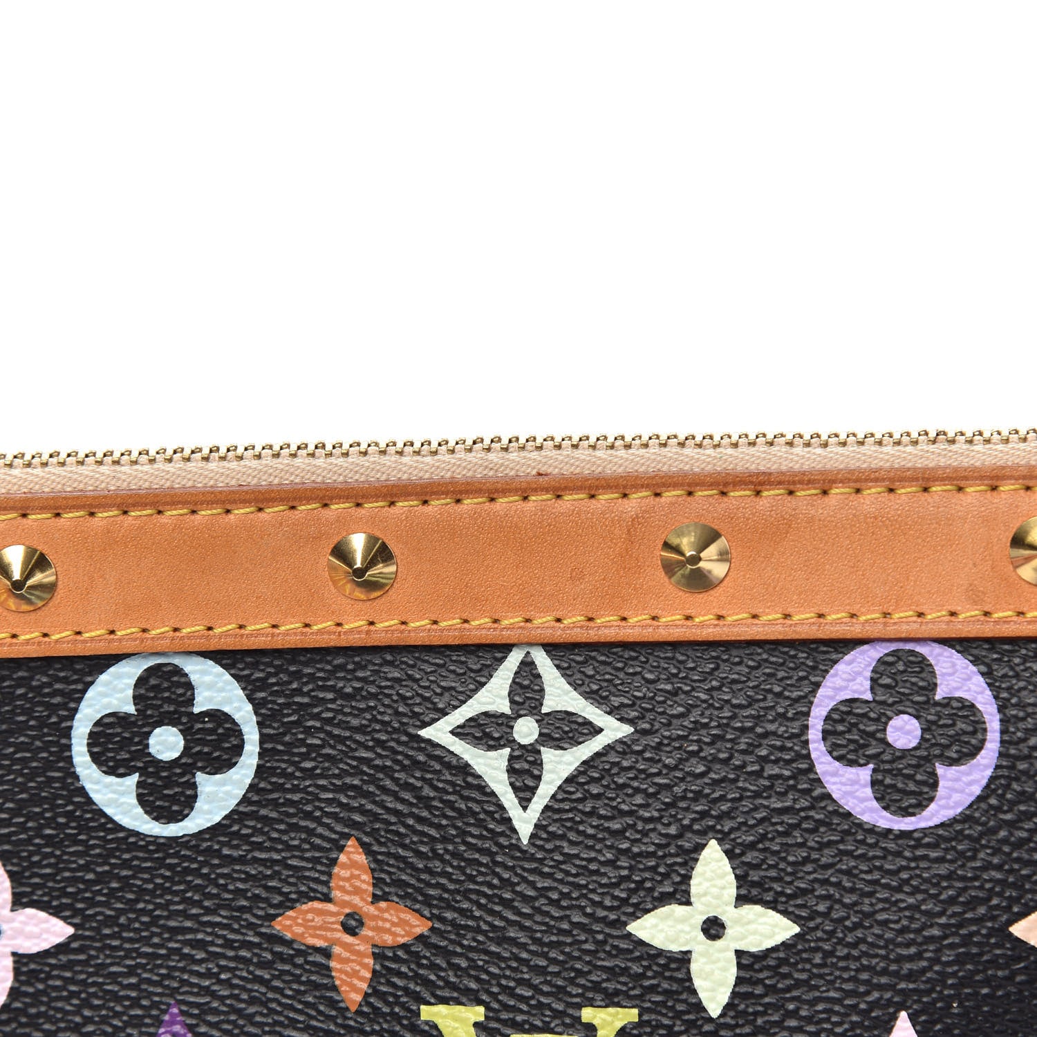 Louis Vuitton Monogram Multicolor Pochette Accessories Black 11 of 12