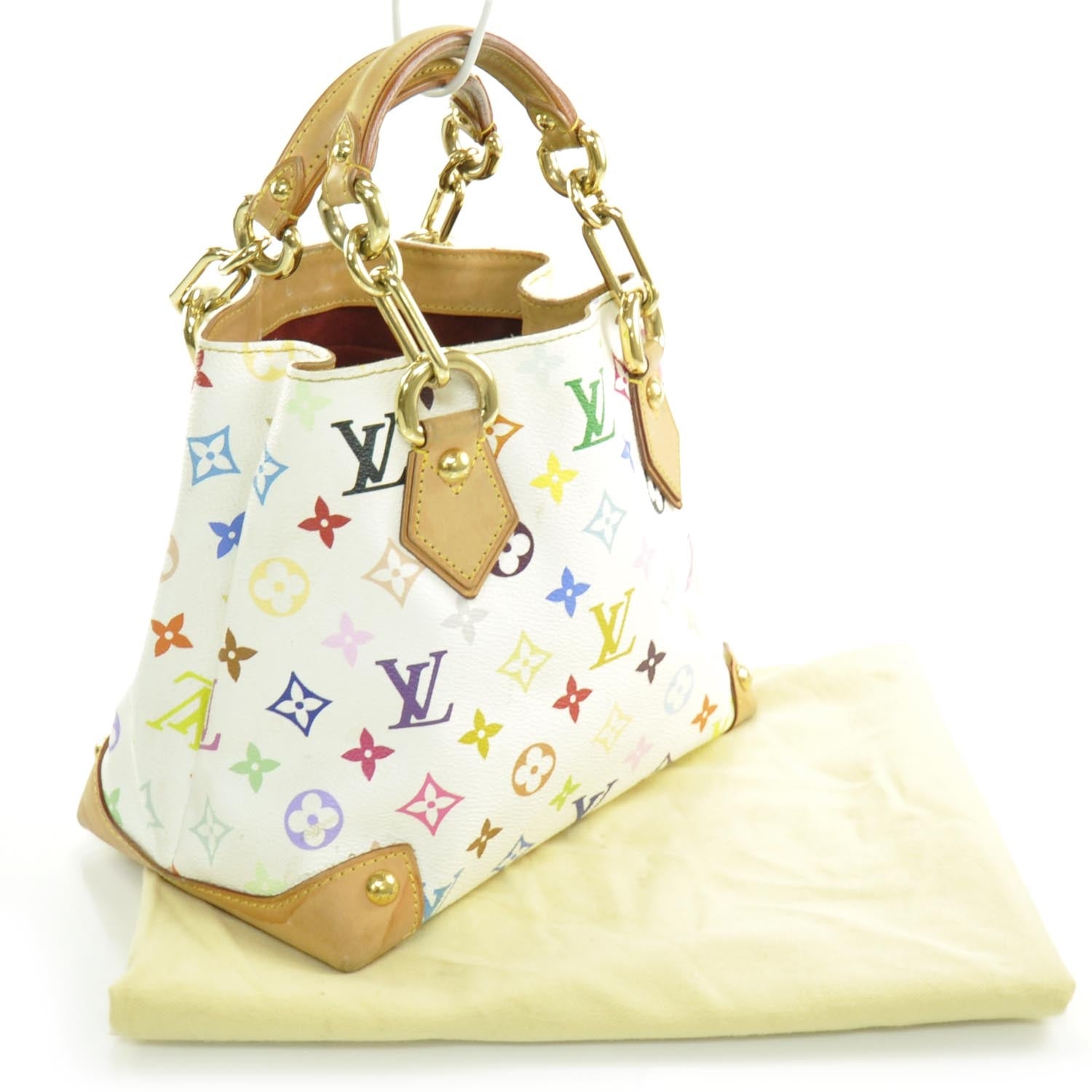 Louis Vuitton Monogram Multicolor Audra White 4 of 9