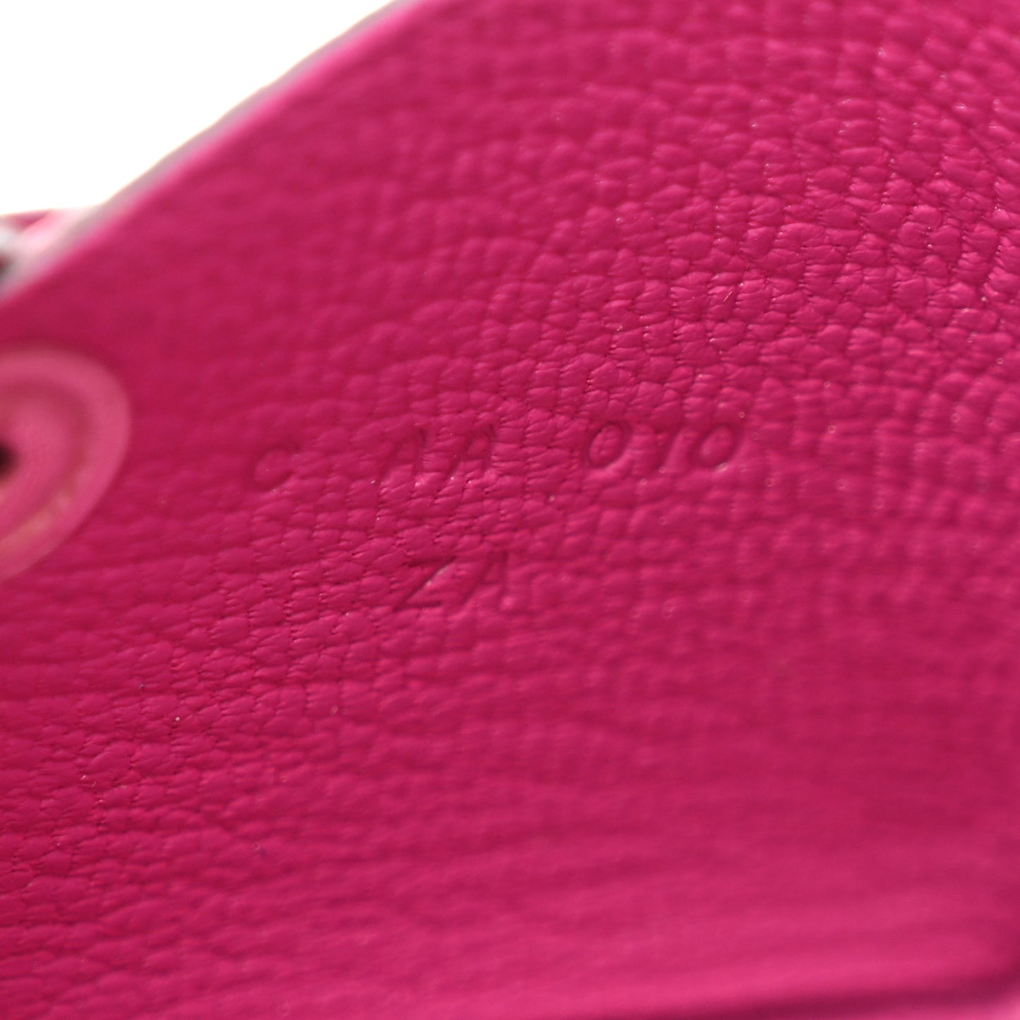 Chevre Chamkila Calvi Card Case Rose Pourpre