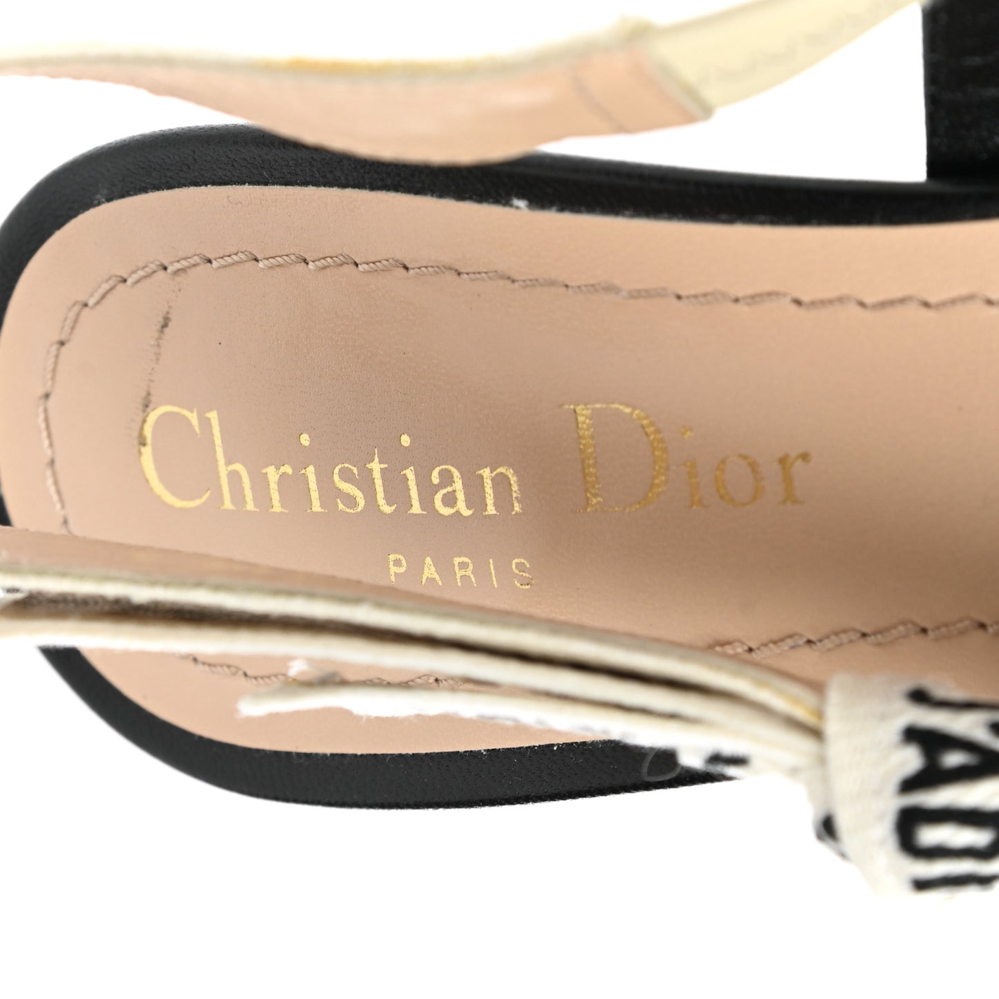 Lambskin Ribbon J'Adior Slingback 65mm Pumps 38 Black