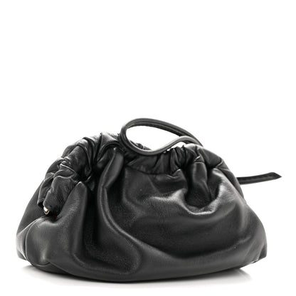 Mansur Gavriel Lambskin Mini Cloud Wristlet Black Flamma 3 of 6